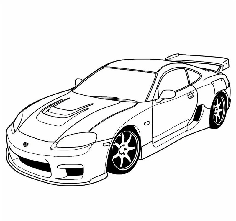 tô màu xe đua 37