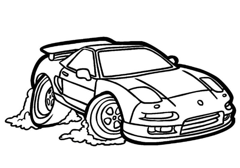 tô màu xe đua 6