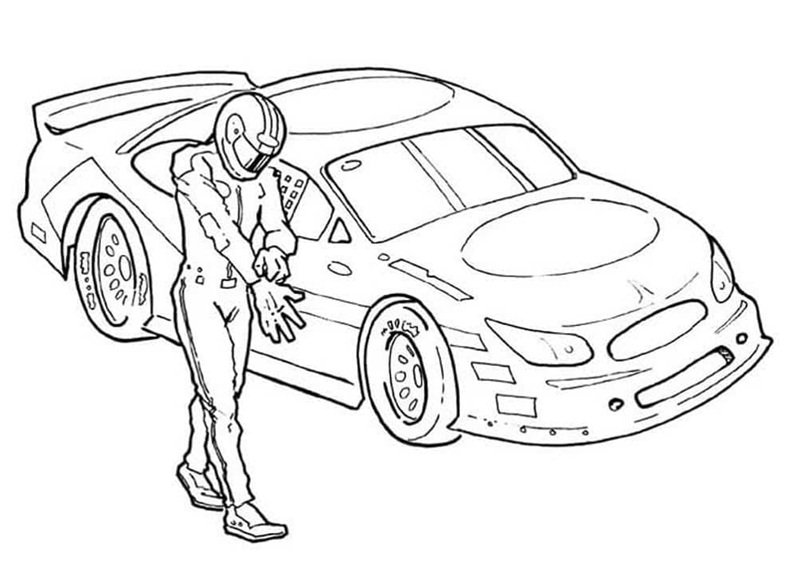 tô màu xe đua 7