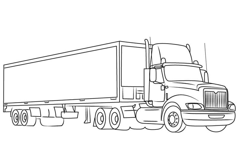 tô màu xe tải 12
