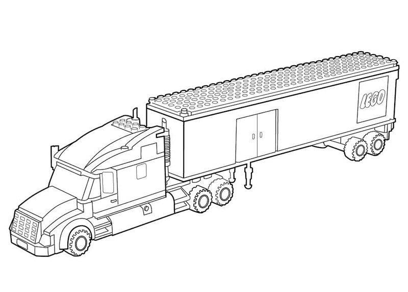tô màu xe tải 13