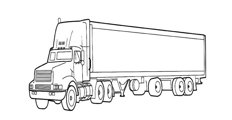 tô màu xe tải 14