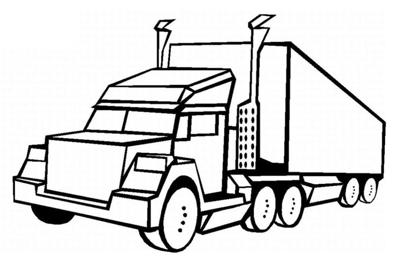 tô màu xe tải 15