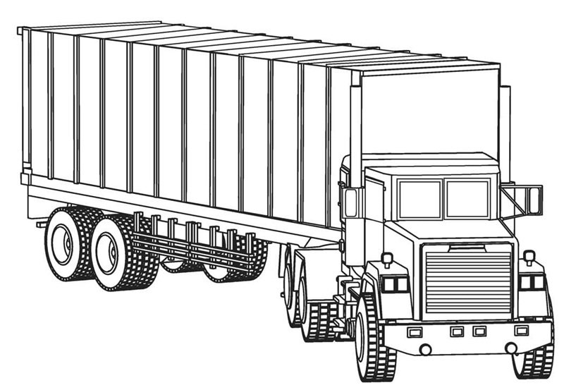 tô màu xe tải 16