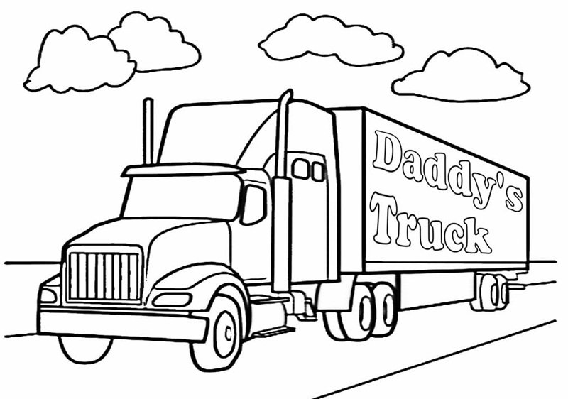 tô màu xe tải 17