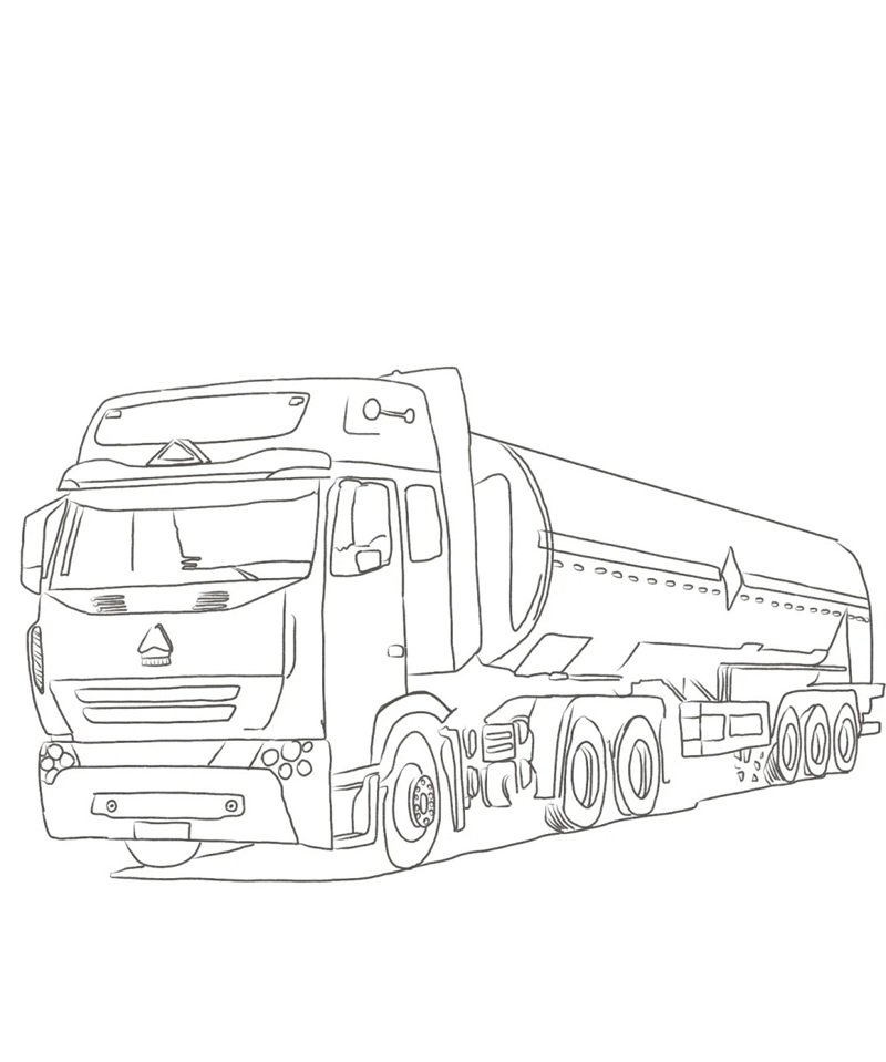 tô màu xe tải 2