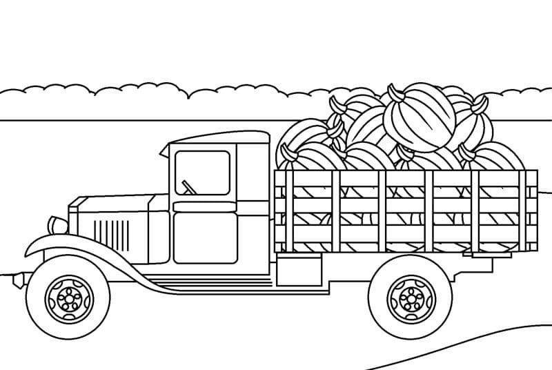 tô màu xe tải 20