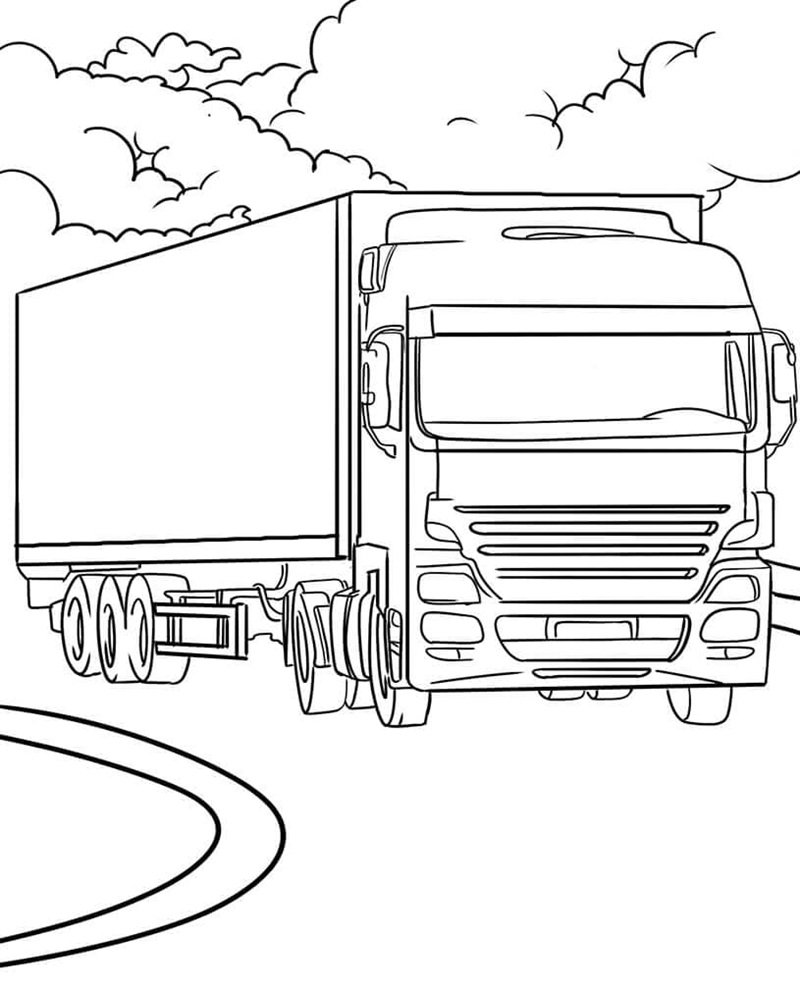 tô màu xe tải 22