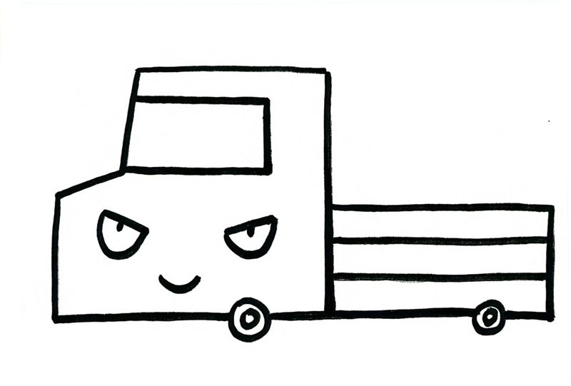 tô màu xe tải 28