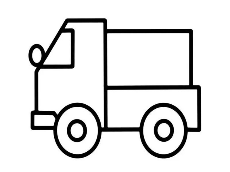 tô màu xe tải 30