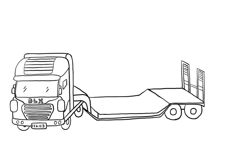 tô màu xe tải 37