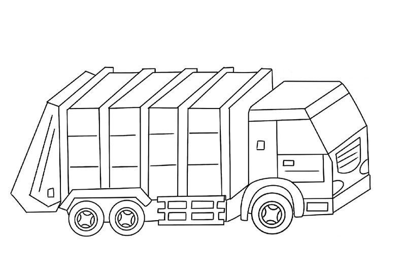 tô màu xe tải 38