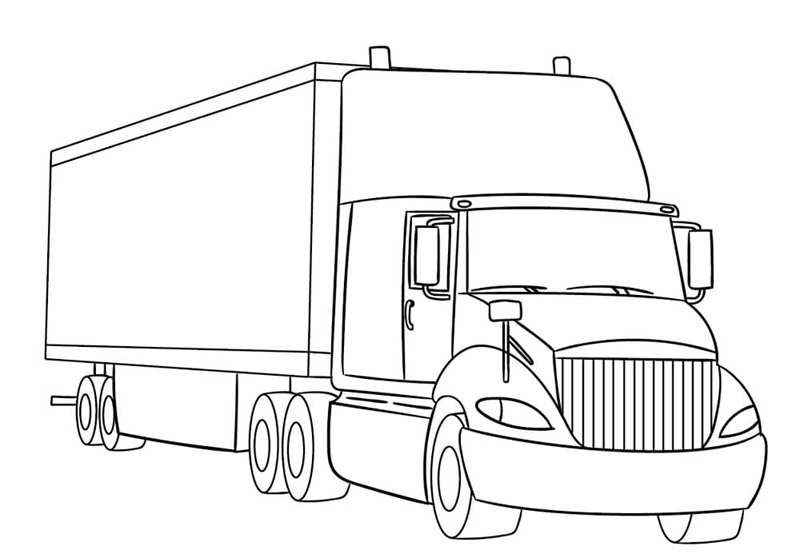 tô màu xe tải 4