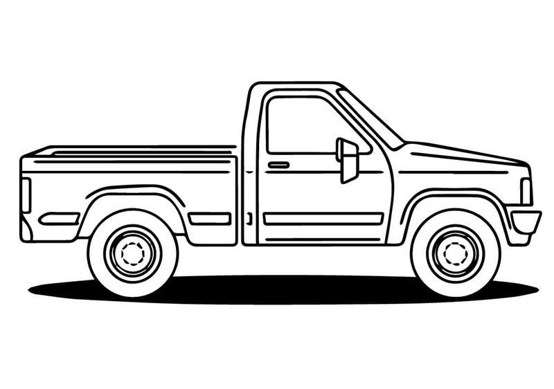 tô màu xe tải 8