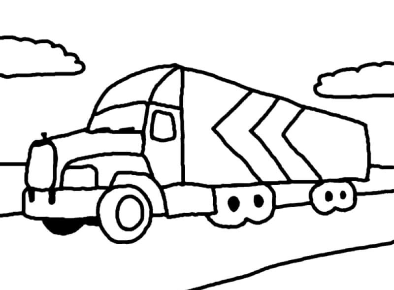 tô màu xe tải 9
