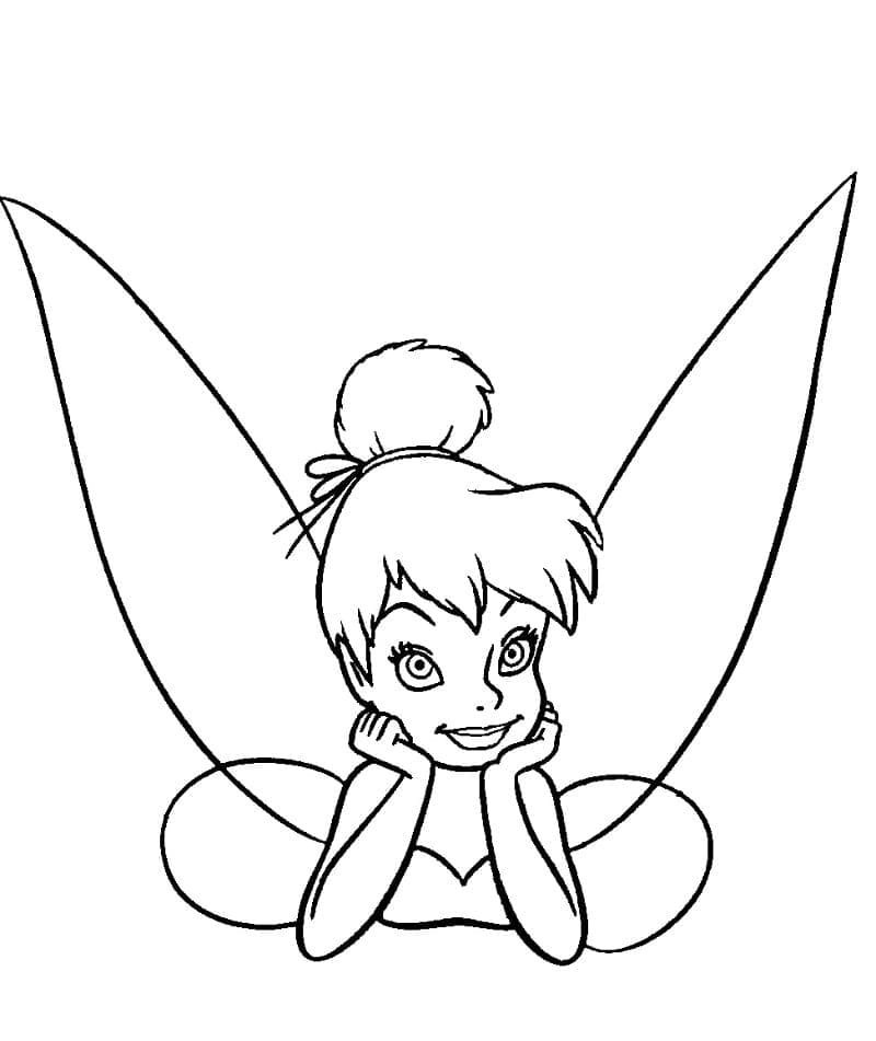 tranh cô tiên xanh chưa tô màu 13