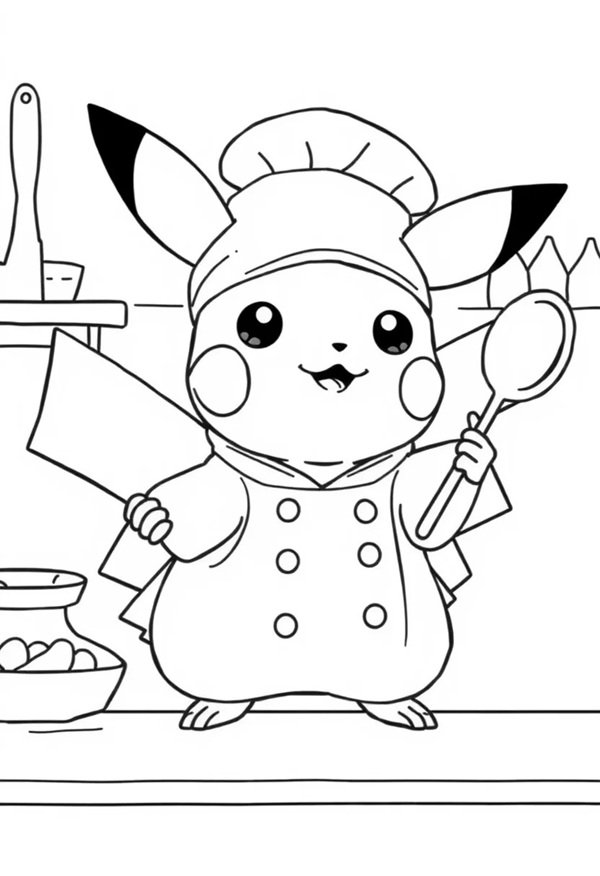 tranh tô màu anime cute 13