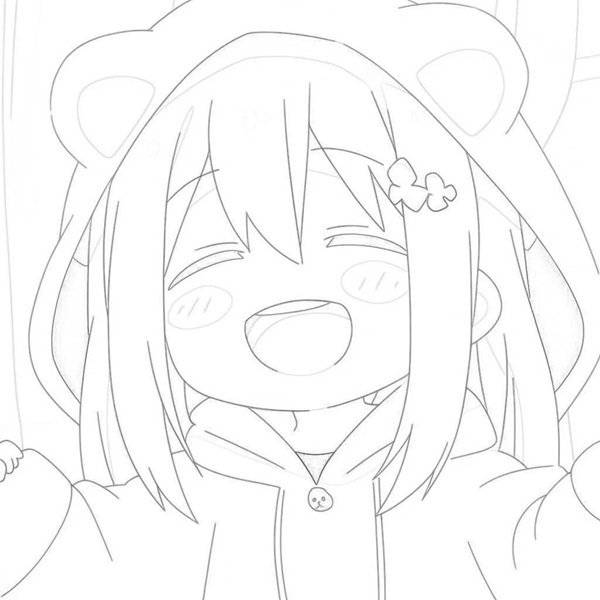 tranh tô màu anime cute 26