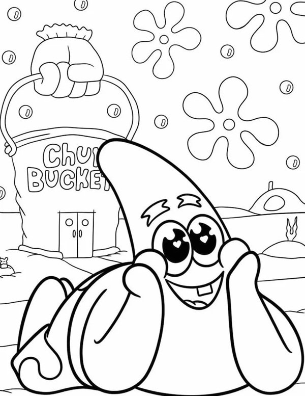 tranh tô màu anime cute 38