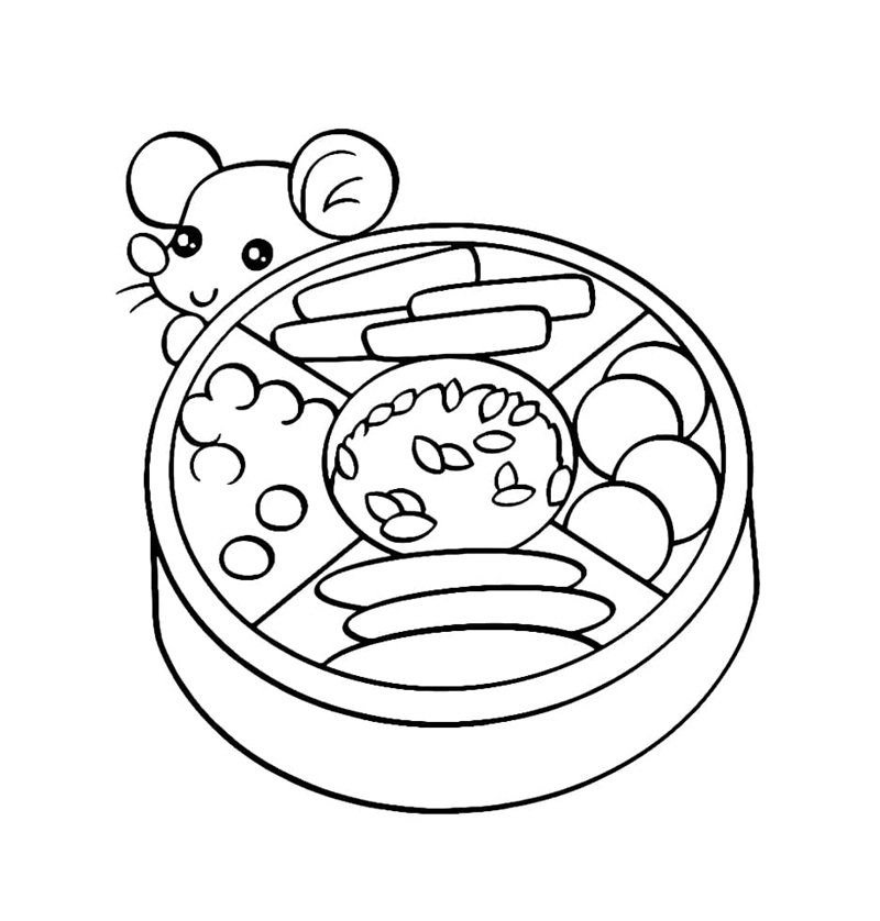 tranh tô màu bánh kẹo 11