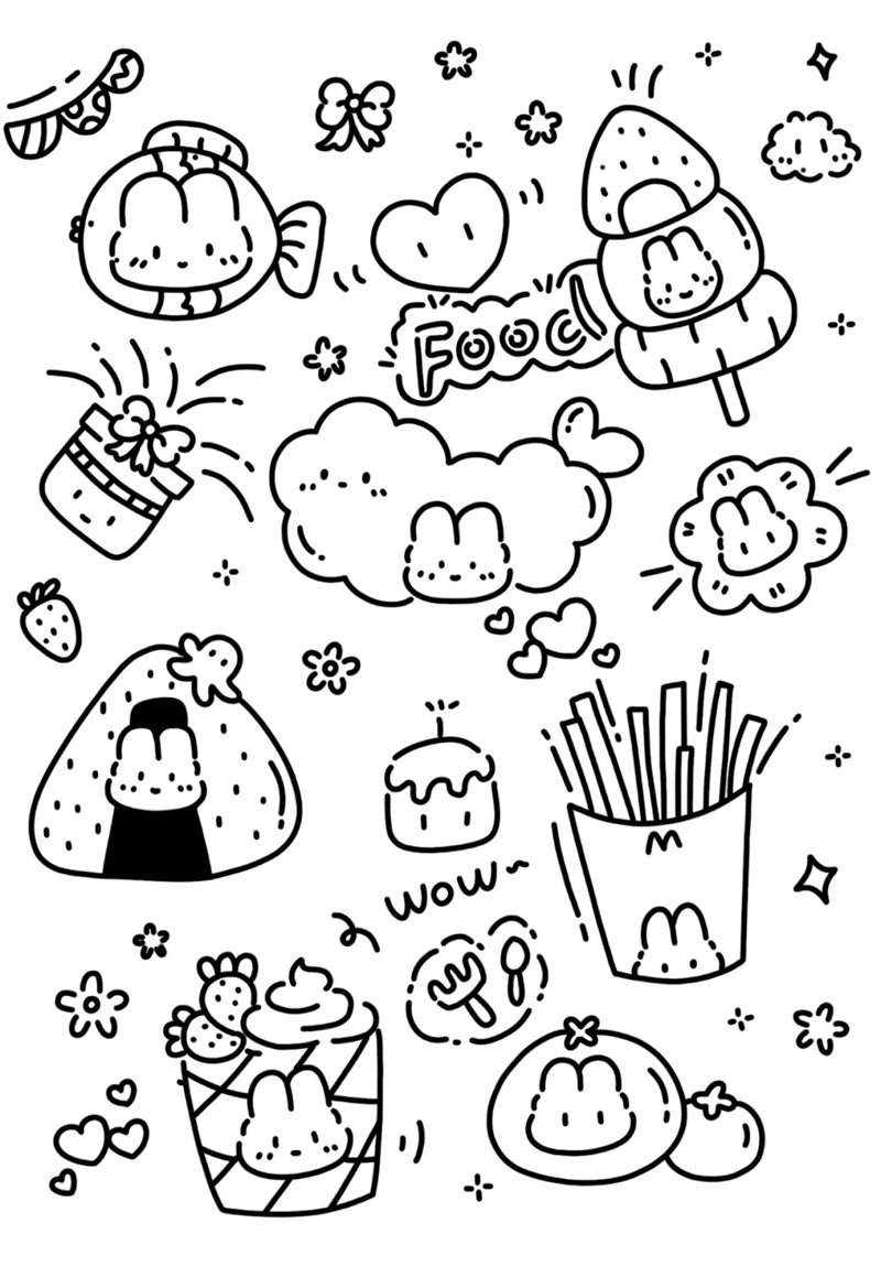 tranh tô màu bánh kẹo 18