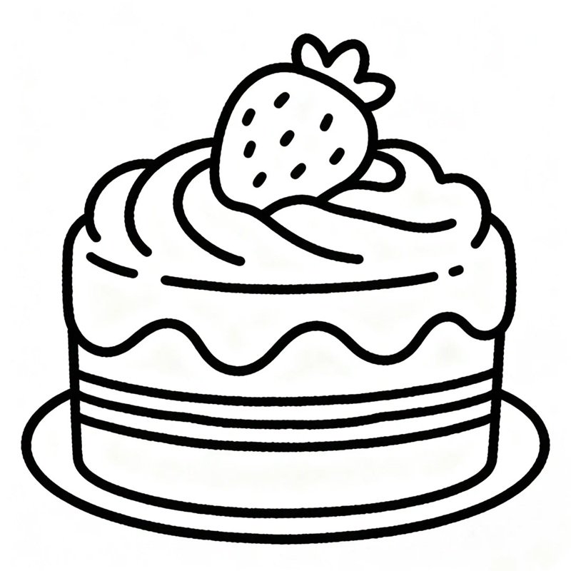 tranh tô màu bánh kẹo 25