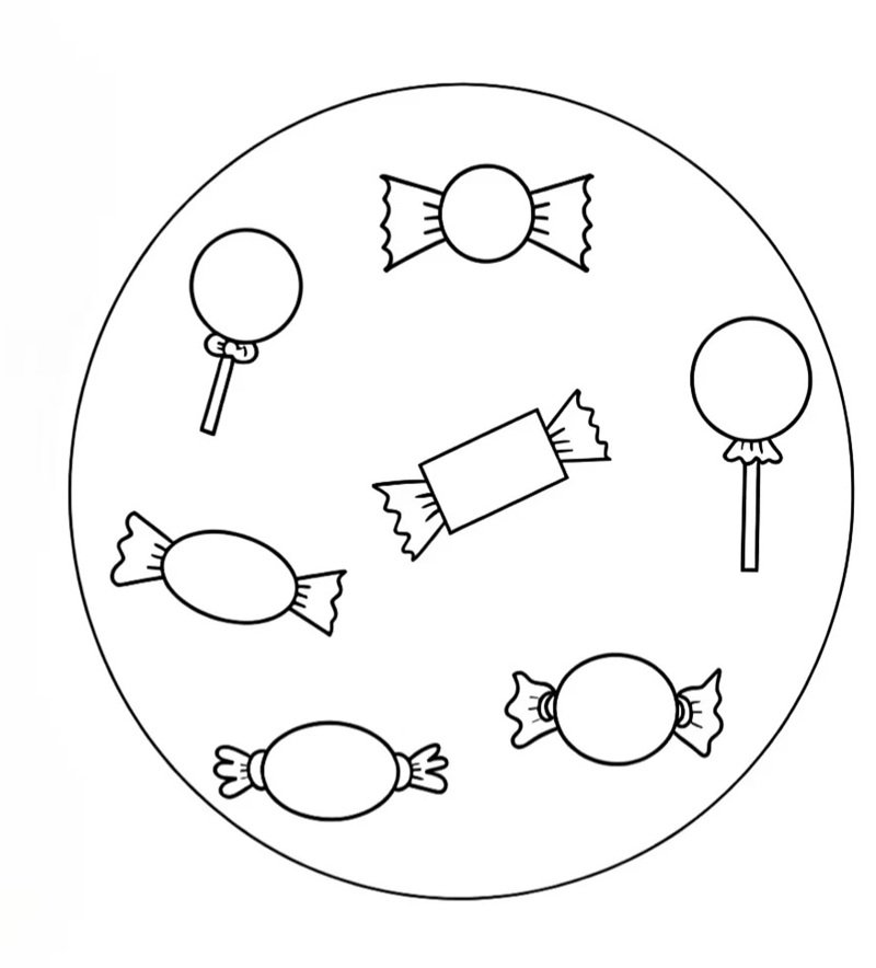 tranh tô màu bánh kẹo 26