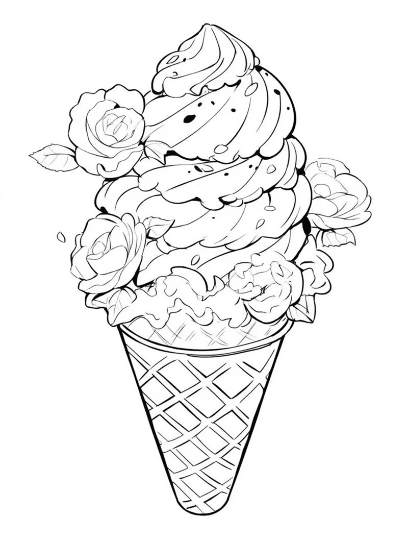 tranh tô màu bánh kẹo 29