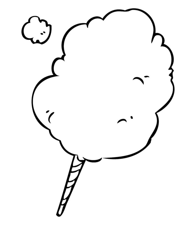 tranh tô màu bánh kẹo 4