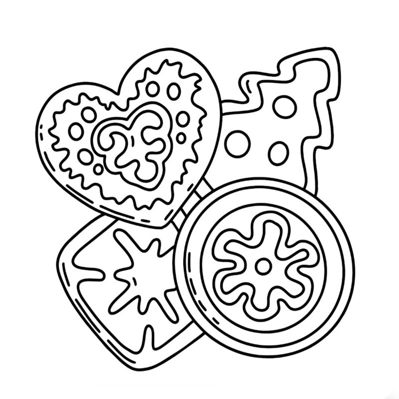 tranh tô màu bánh kẹo 7