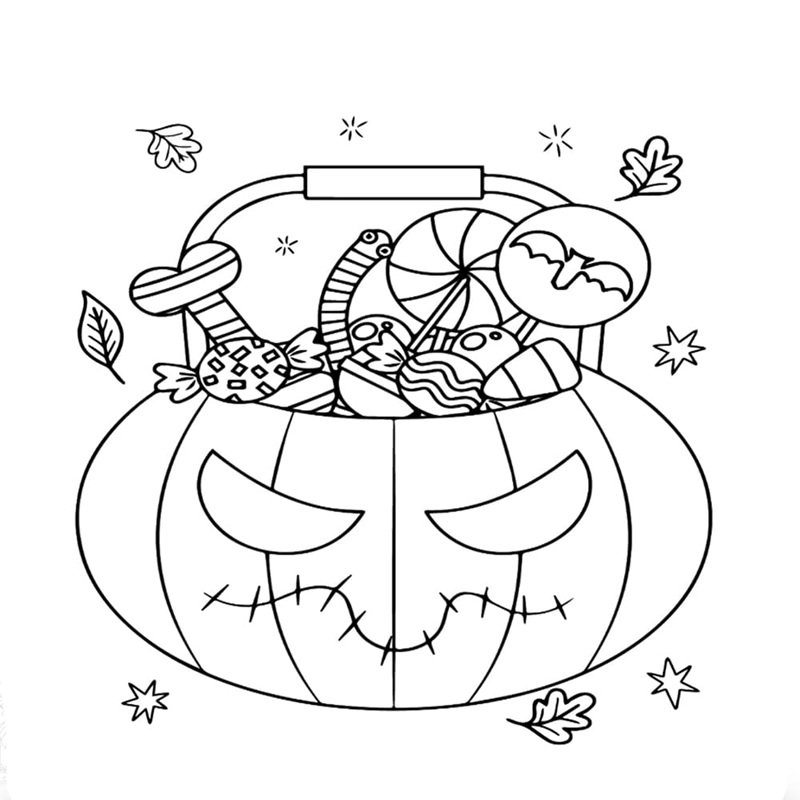 tranh tô màu bánh kẹo 9