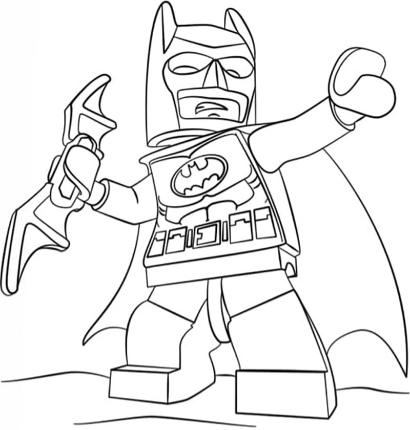 tranh tô màu batman 11