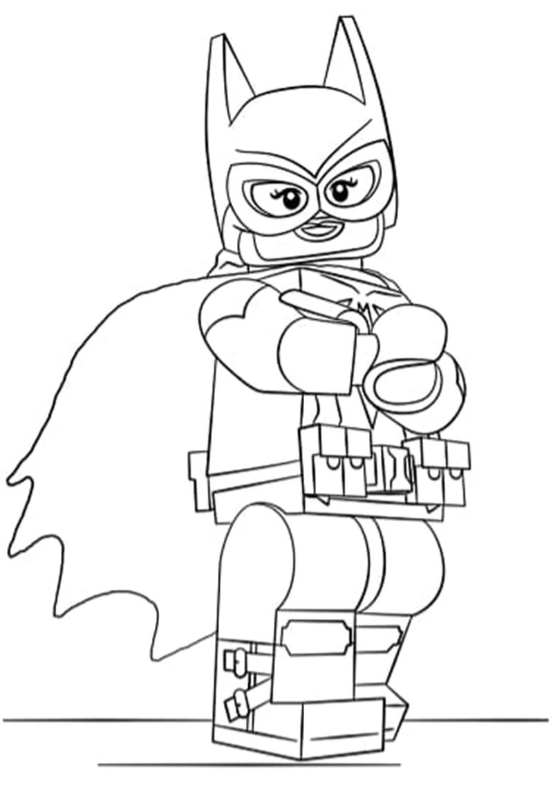 tranh tô màu batman 12