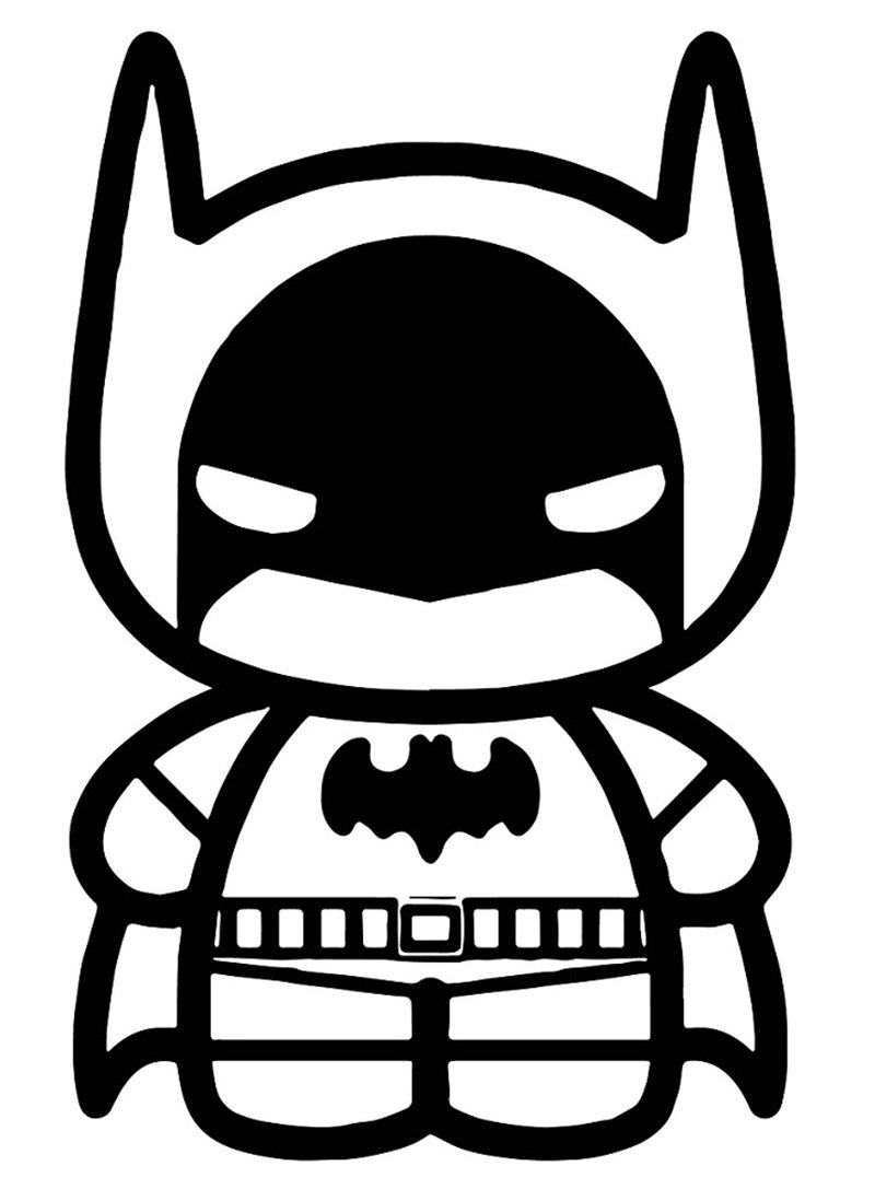 tranh tô màu batman 15