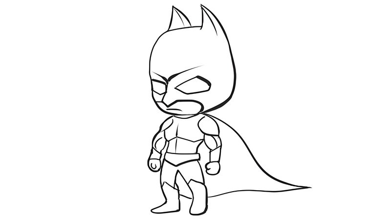 tranh tô màu batman 2