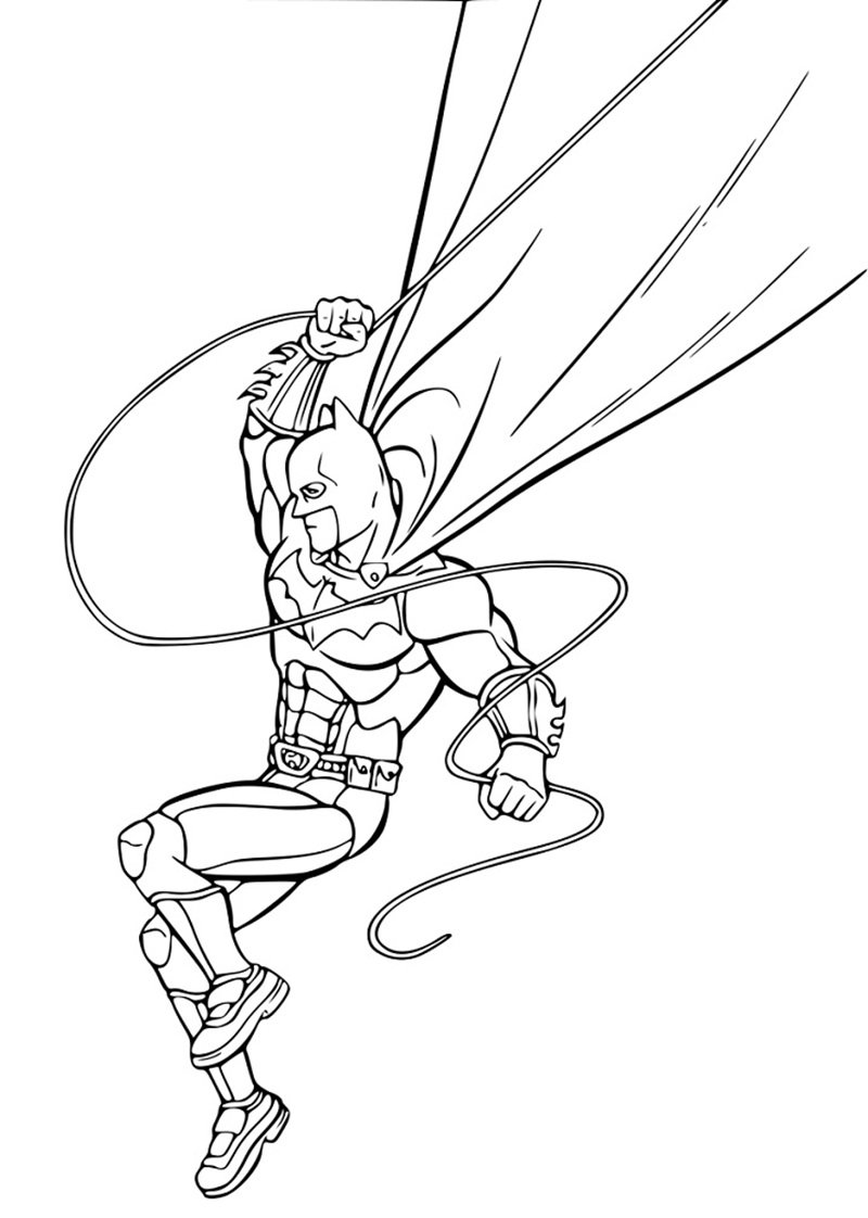 tranh tô màu batman 21