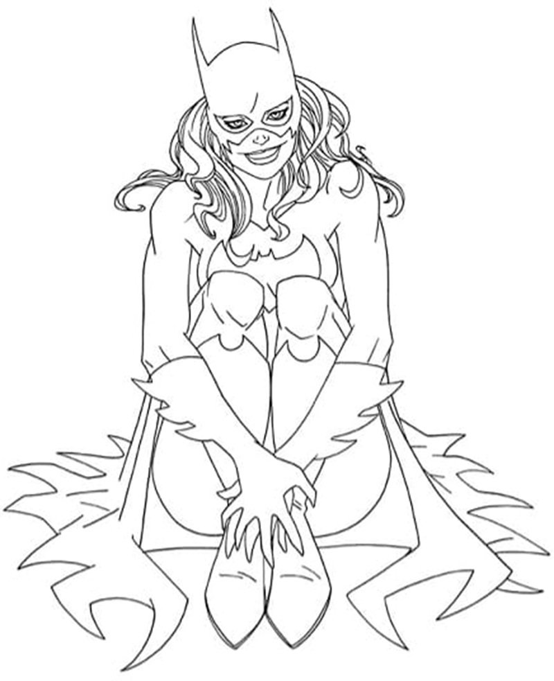 tranh tô màu batman 22