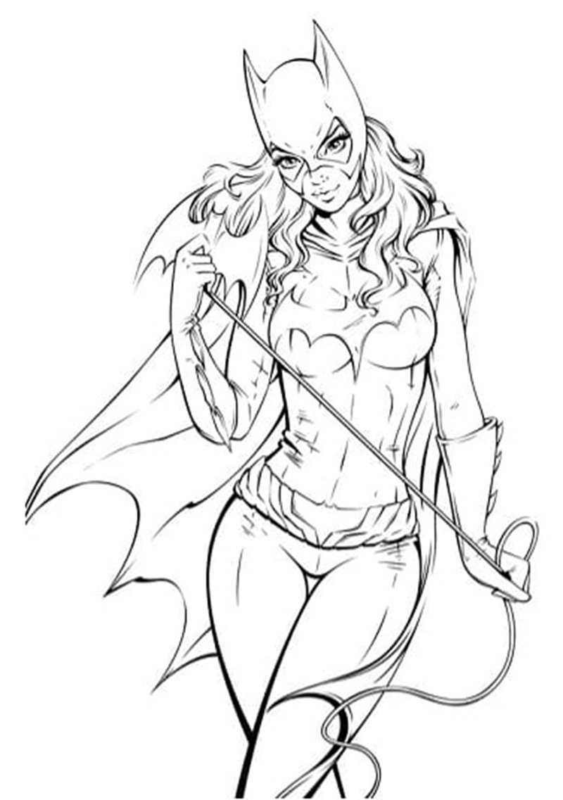 tranh tô màu batman 23