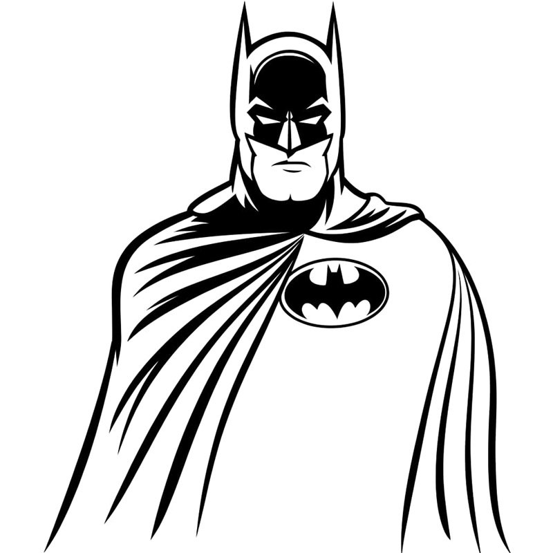 tranh tô màu batman 32