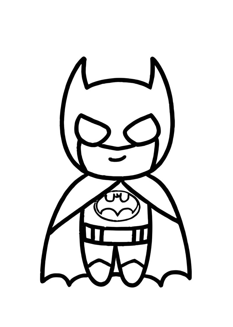 tranh tô màu batman 4