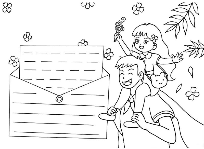 tranh tô màu bố 22