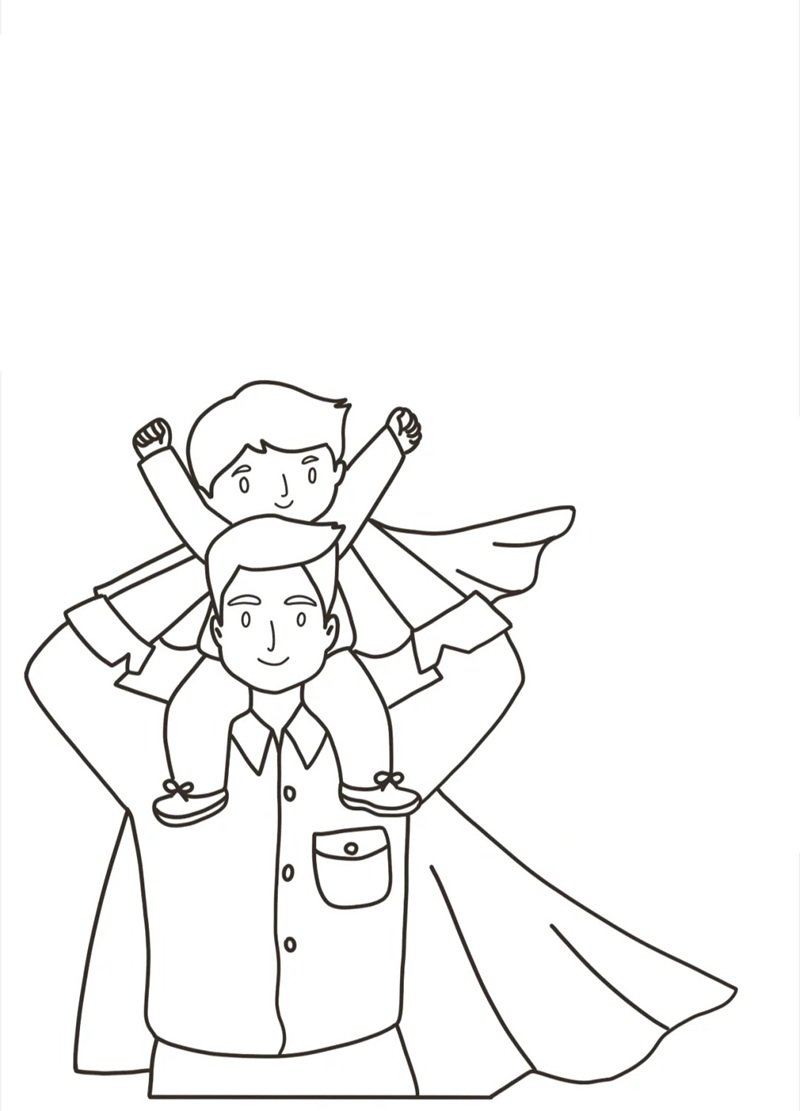 tranh tô màu bố 26