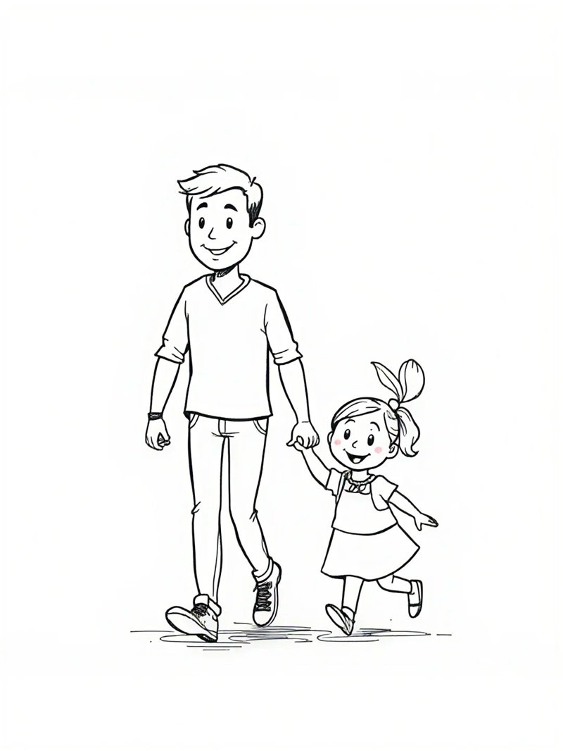 tranh tô màu bố 7