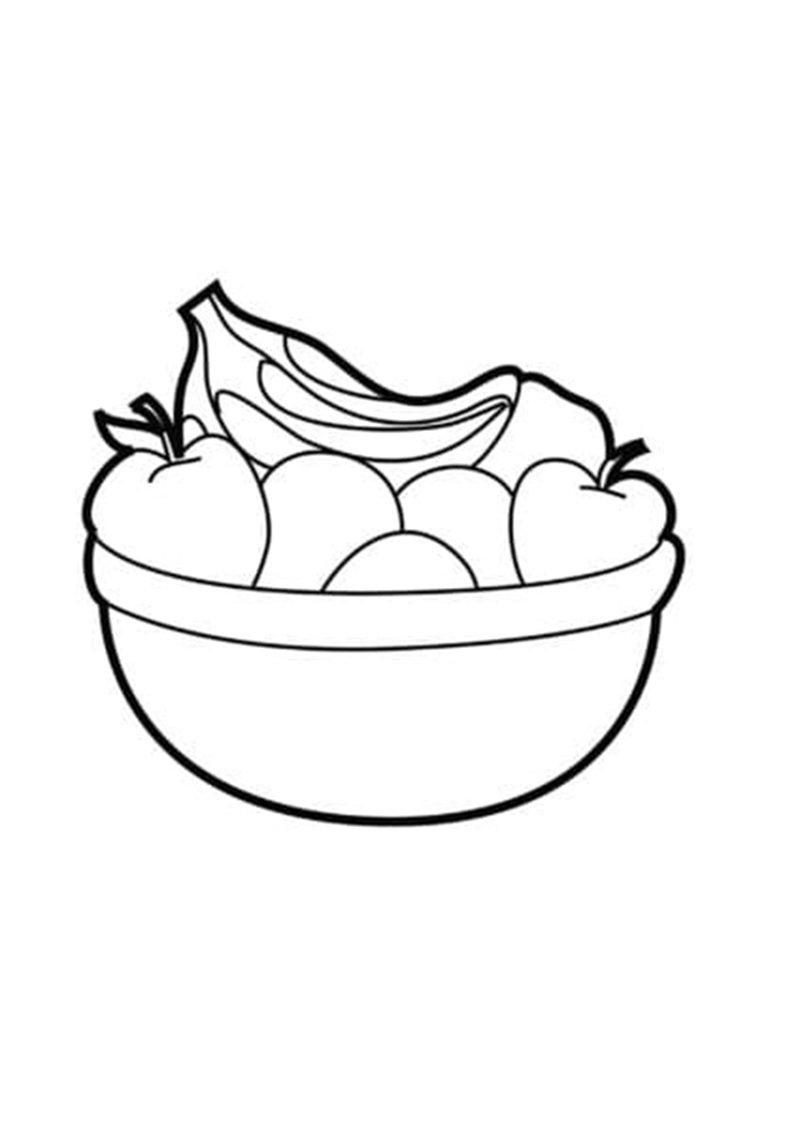 tranh tô màu cái bát 11