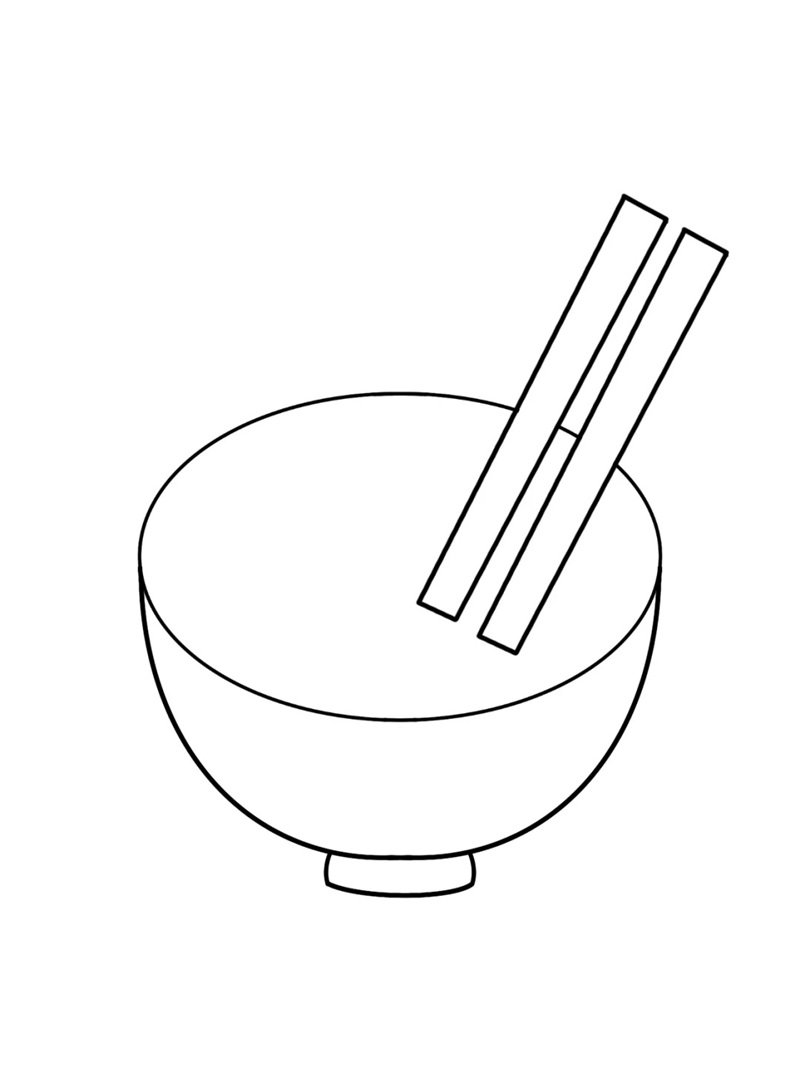 tranh tô màu cái bát 17
