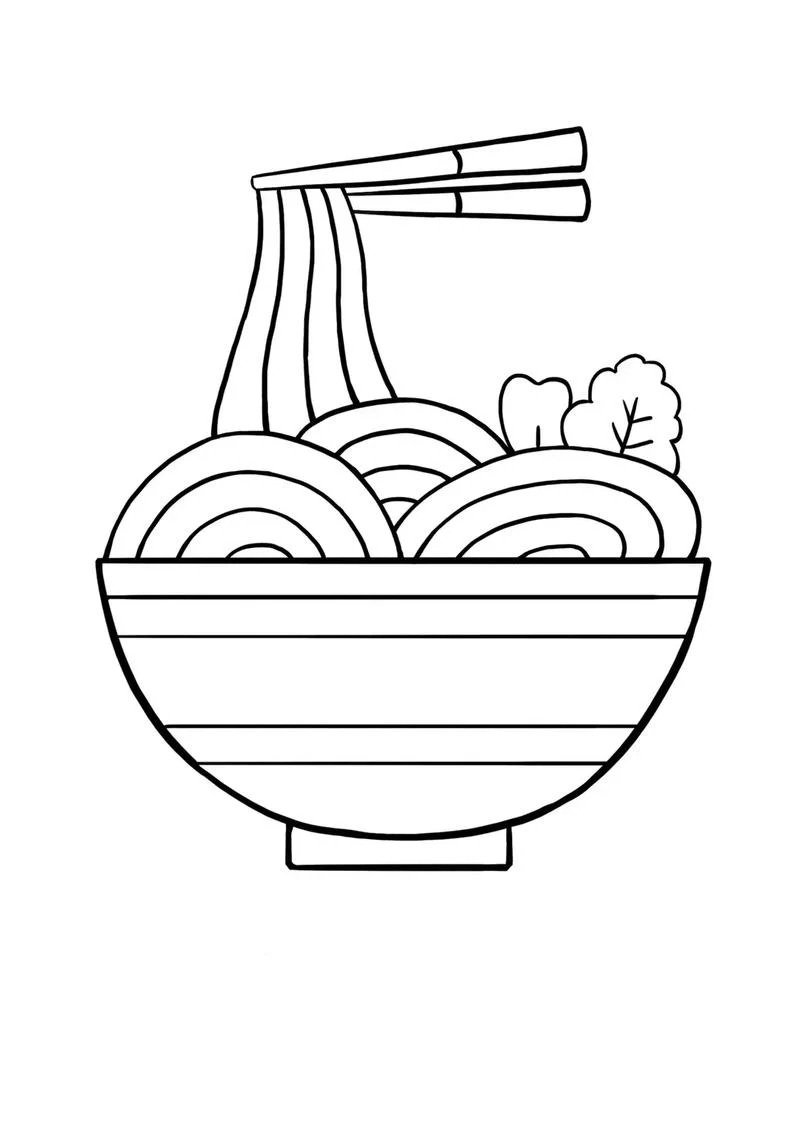 tranh tô màu cái bát 26
