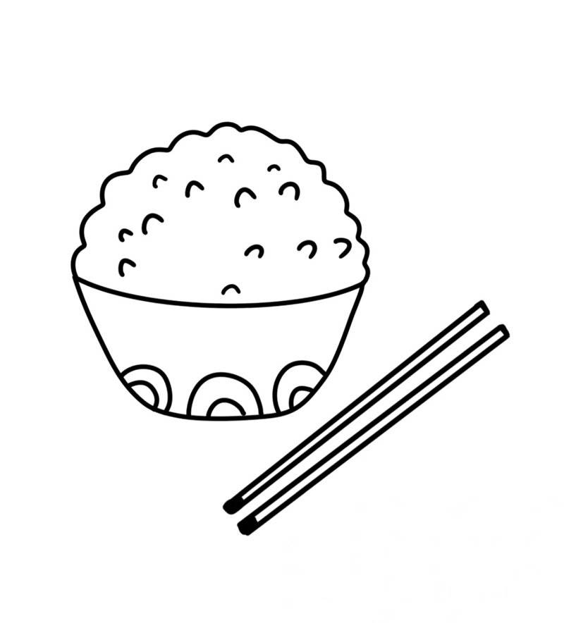 tranh tô màu cái bát 32