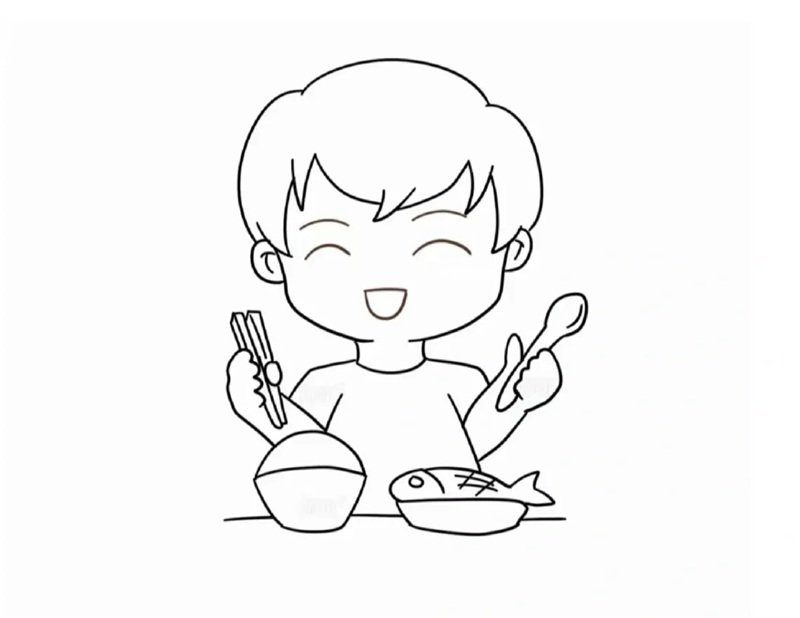 tranh tô màu cái bát 33