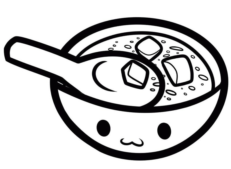 tranh tô màu cái bát 6