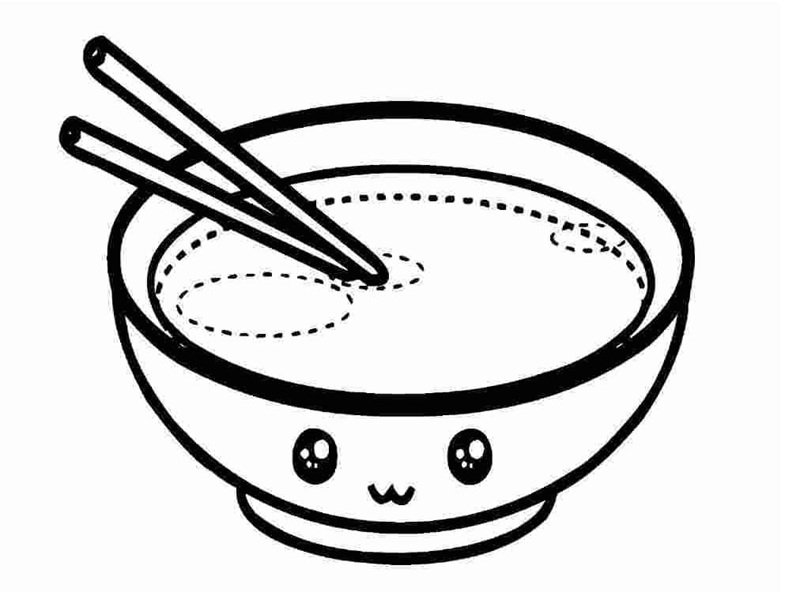 tranh tô màu cái bát 7
